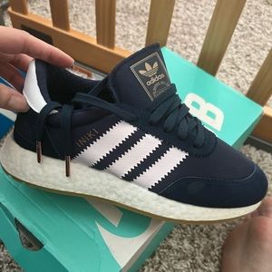 Adidas Iniki shoes in navy blue